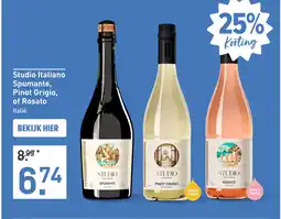 Gall & Gall Studio Italiano Rosato 75CL aanbieding