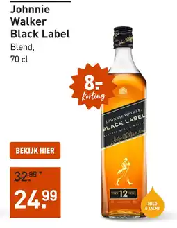 Gall & Gall Johnnie Walker Black Label 70CL aanbieding