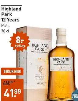 Gall & Gall Highland Park 12 Years 70CL aanbieding
