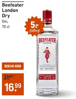 Gall & Gall Beefeater London Dry 70CL aanbieding