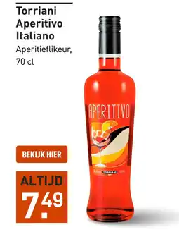 Gall & Gall Torriani Aperitivo Italiano 70CL aanbieding