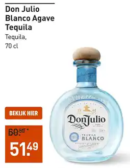 Gall & Gall Don Julio Blanco Agave Tequila 70CL aanbieding