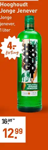 Gall & Gall Hooghoudt Jonge Dubbele Graanjenever 100CL aanbieding