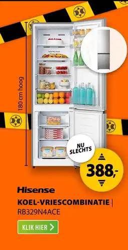 Expert Hisense RB329N4ACE Zilver aanbieding