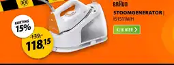 Expert Braun IS1511WH Wit/oranje aanbieding