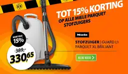 Expert Miele Guard L1 Parquet XL Briljantwit aanbieding