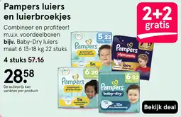 Etos Pampers luiers en luierbroekjes aanbieding