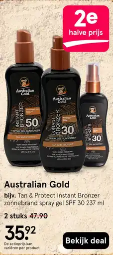 Etos Australian Gold aanbieding