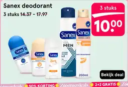 Etos Sanex deodorant aanbieding