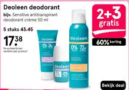 Etos Deoleen deodorant aanbieding