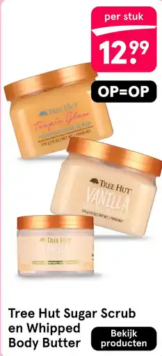 Etos Tree hut sugar scrub en whipped body butter aanbieding