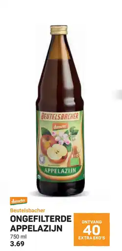 Ekoplaza ONGEFILTERDE APPELAZIJN aanbieding