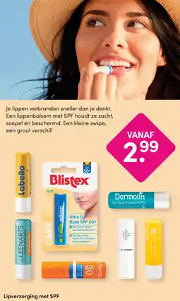 DA Lipverzorging met SPF aanbieding