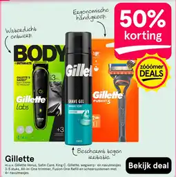 Etos Gillette aanbieding