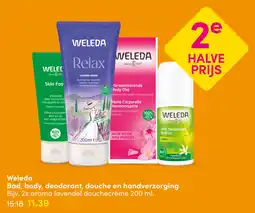 DA Weleda Bad, body, deodorant, douche en handverzorging aanbieding