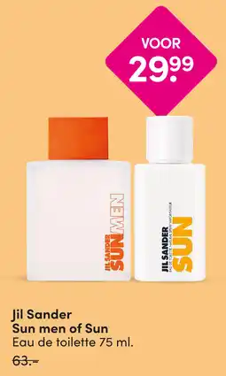 DA Jil Sander Sun men of Sun aanbieding