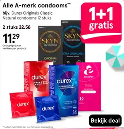 Etos Alle A-merk condooms** aanbieding
