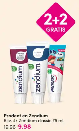 DA Prodent en Zendium aanbieding
