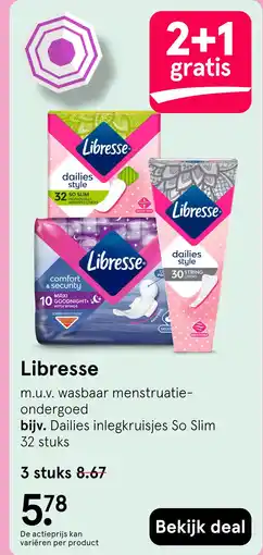 Etos Libresse aanbieding