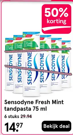 Etos Sensodyne fresh mint aanbieding