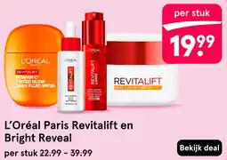 Etos L'Oréal Paris Revitalift en Bright Reveal aanbieding