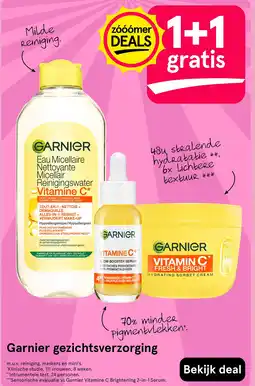 Etos Garnier gezichtsverzorging aanbieding