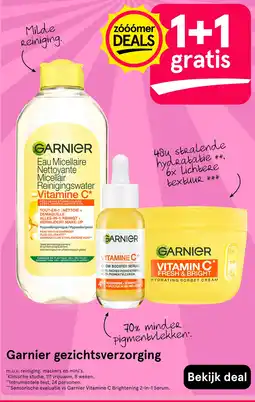 Etos Garnier gezichtsverzorging aanbieding