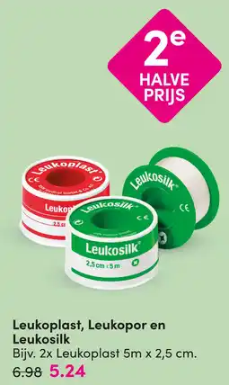 DA Leukoplast, Leukopor en Leukosilk aanbieding