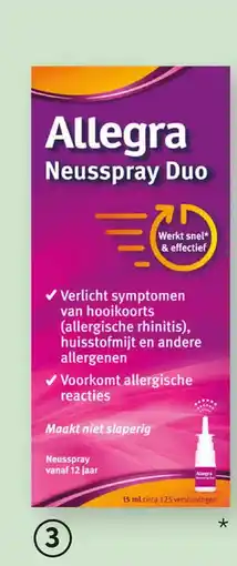 DA Allegra aanbieding