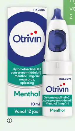 DA Otrivin Xylometazoline neusspray menthol aanbieding