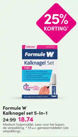 DA Formule W Kalknagel set 5-In-1 aanbieding