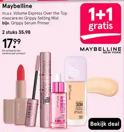 Etos Maybelline aanbieding