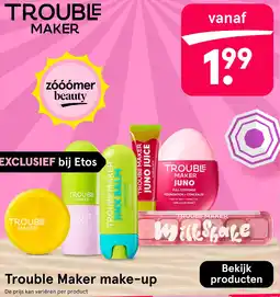 Etos Trouble Maker make-up aanbieding