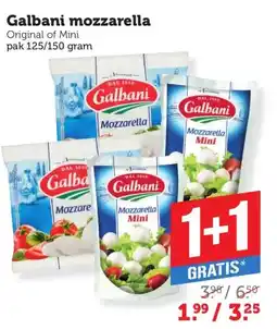 Coop Galbani mozzarella aanbieding