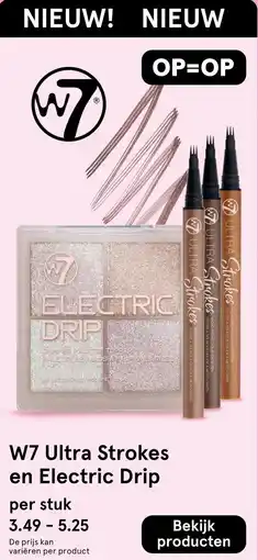 Etos W7 ultra strokes en electric drip aanbieding