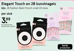 Etos Elegant Touch en 2B kunstnagels aanbieding