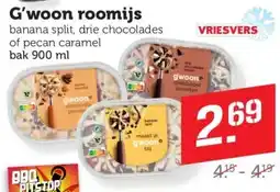 Coop G'woon roomijs aanbieding