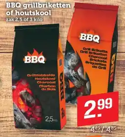 Coop BBQ grillbriketten of houtskool aanbieding
