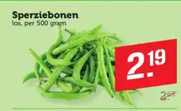 Coop Sperziebonen aanbieding