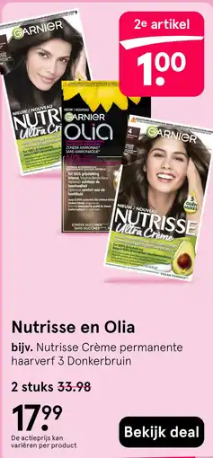 Etos Nutrisse en Olia aanbieding