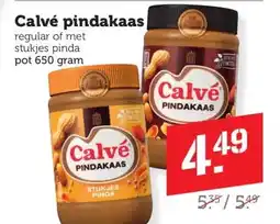 Coop Calvé pindakaas aanbieding