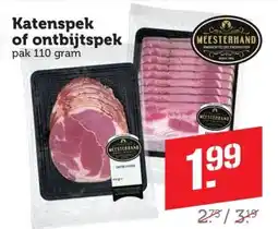 Coop Katenspek of ontbijtspek aanbieding