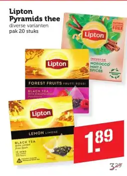 Coop Lipton Pyramids thee aanbieding