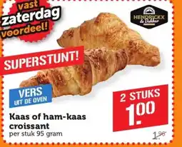 Coop Kaas of ham-kaas croissant aanbieding