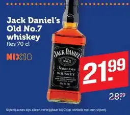 Coop Jack Daniel's Old No.7 whiskey aanbieding