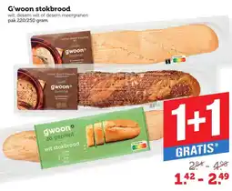 Coop G'woon stokbrood aanbieding