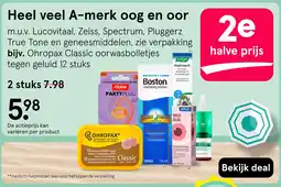Etos Heel veel A-merk oog en oor aanbieding