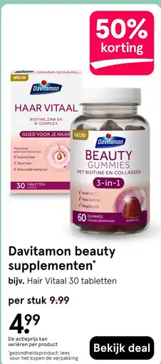 Etos Davitamon beauty supplementen aanbieding