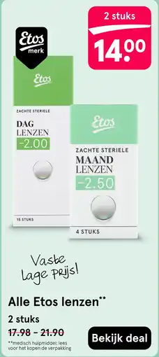 Etos Alle etos lenzen aanbieding