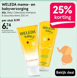 Etos WELEDA mama- en babyverzorging aanbieding